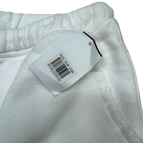 Frank & Eileen Sweatpants Cropped Pants Womens M White Tee Lab  Terry Cloth - Picture 5 of 13